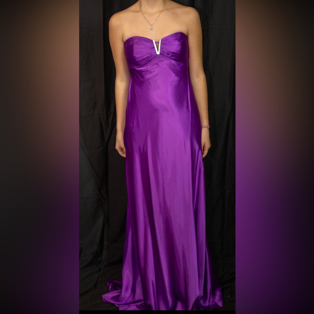 Purple prom dress